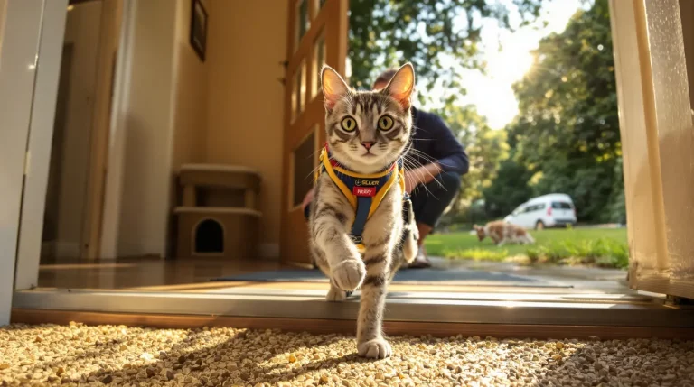 Faut-il promener son chat tous les jours ? La vérité, contrairement au chien